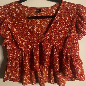 SHEIN flower blouse ❤️💐